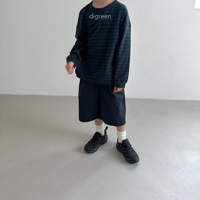 Digreen - Korean Children Fashion - #childrensboutique - Cotton Pintuck Bermuda Pants - 9