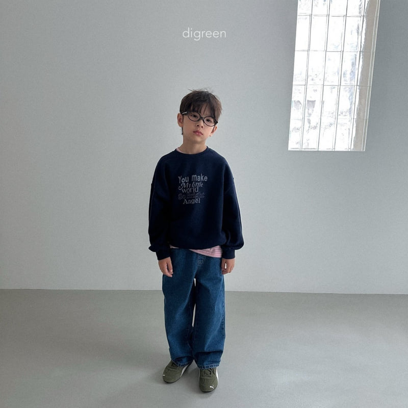 Digreen - Korean Children Fashion - #childrensboutique - Slash Denim Pants - 7