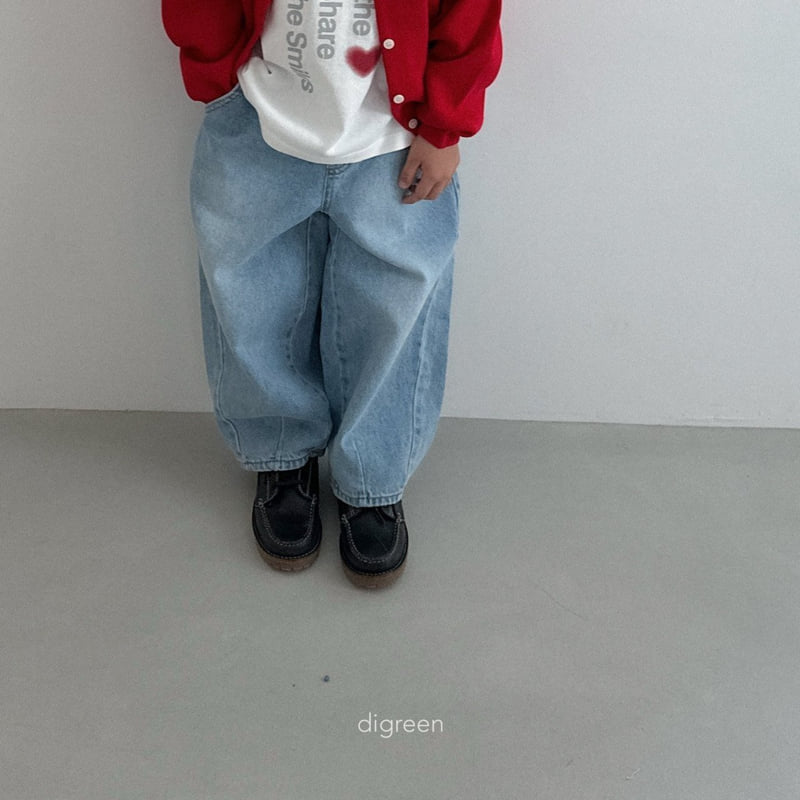 Digreen - Korean Children Fashion - #childrensboutique - Volume Denim Pants - 10