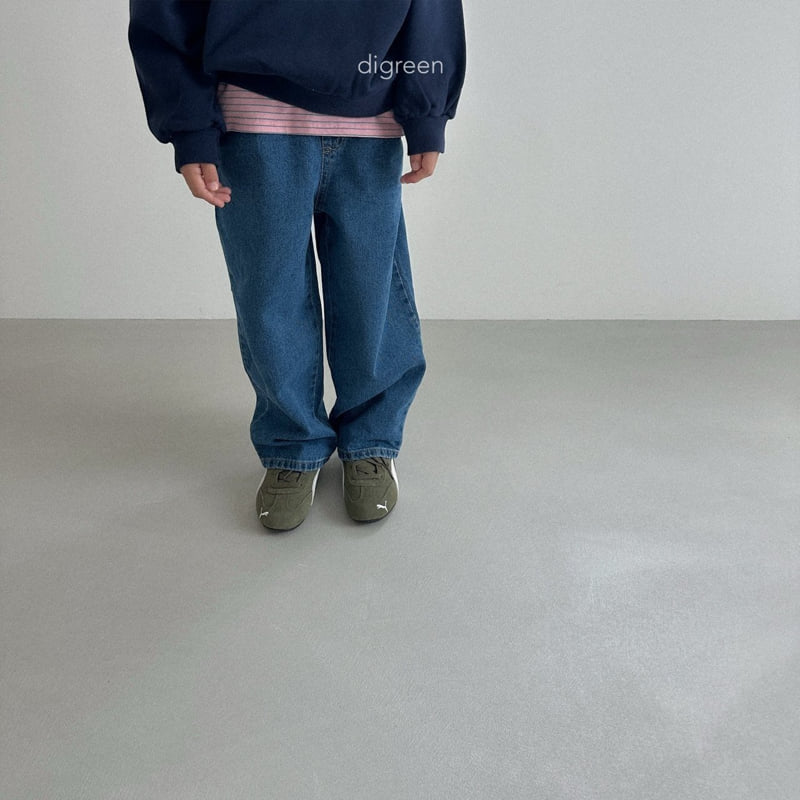 Digreen - Korean Children Fashion - #designkidswear - Slash Denim Pants - 8