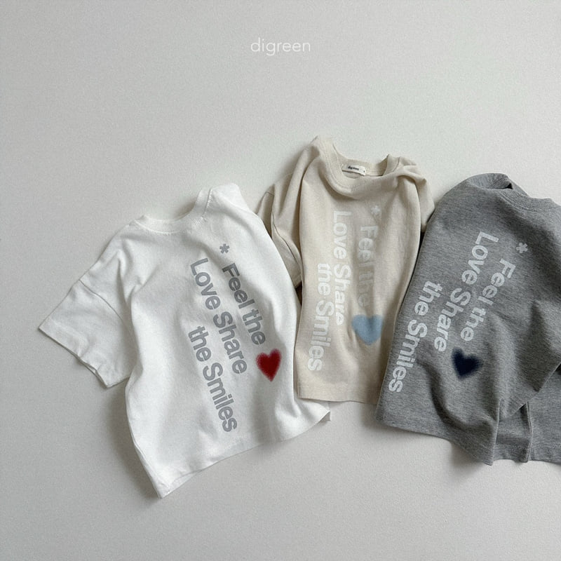 Digreen - Korean Children Fashion - #childrensboutique - Loveshare Tee - 4
