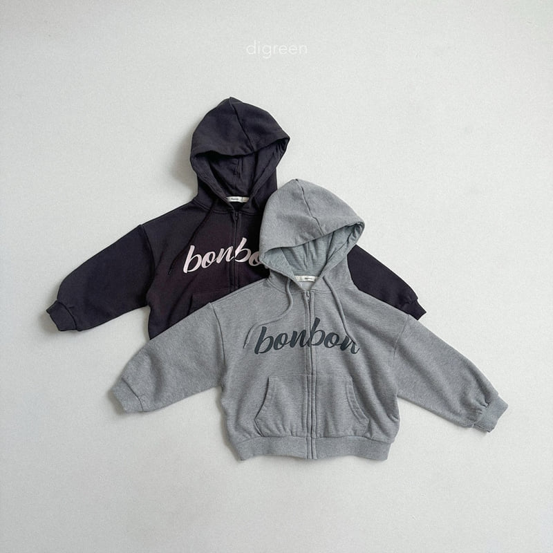 Digreen - Korean Children Fashion - #designkidswear - Bongbong Hoodie Zip-up - 3