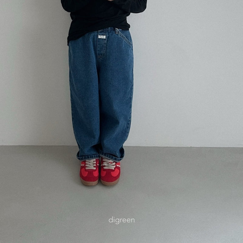 Digreen - Korean Children Fashion - #discoveringself - Slash Denim Pants - 9