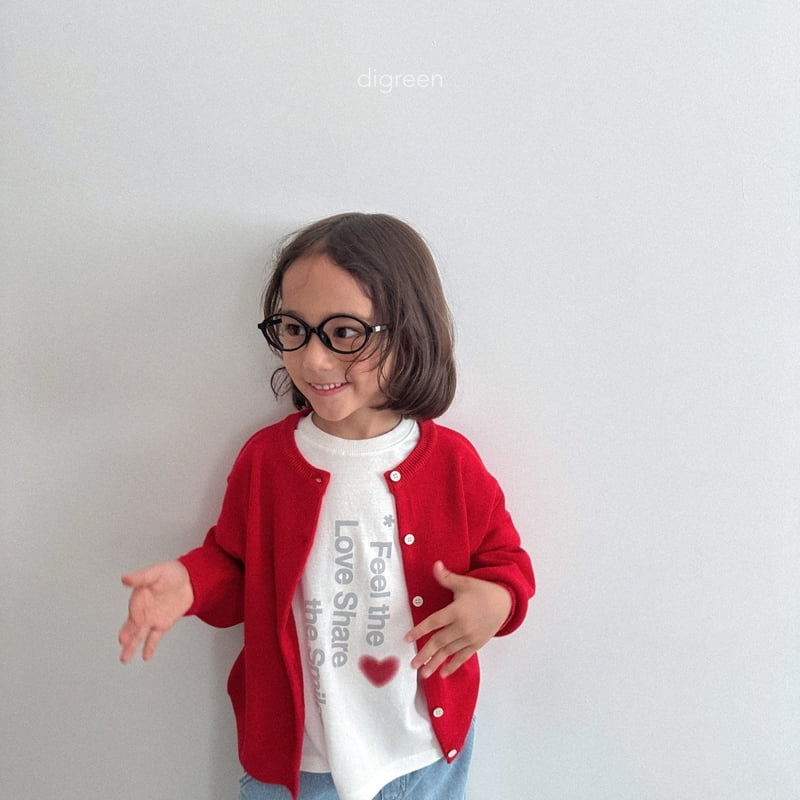 Digreen - Korean Children Fashion - #discoveringself - Loveshare Tee - 5