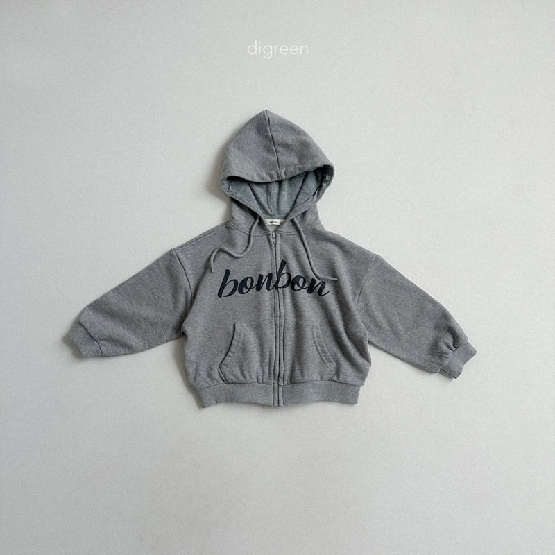 Digreen - Korean Children Fashion - #designkidswear - Bongbong Hoodie Zip-up - 4