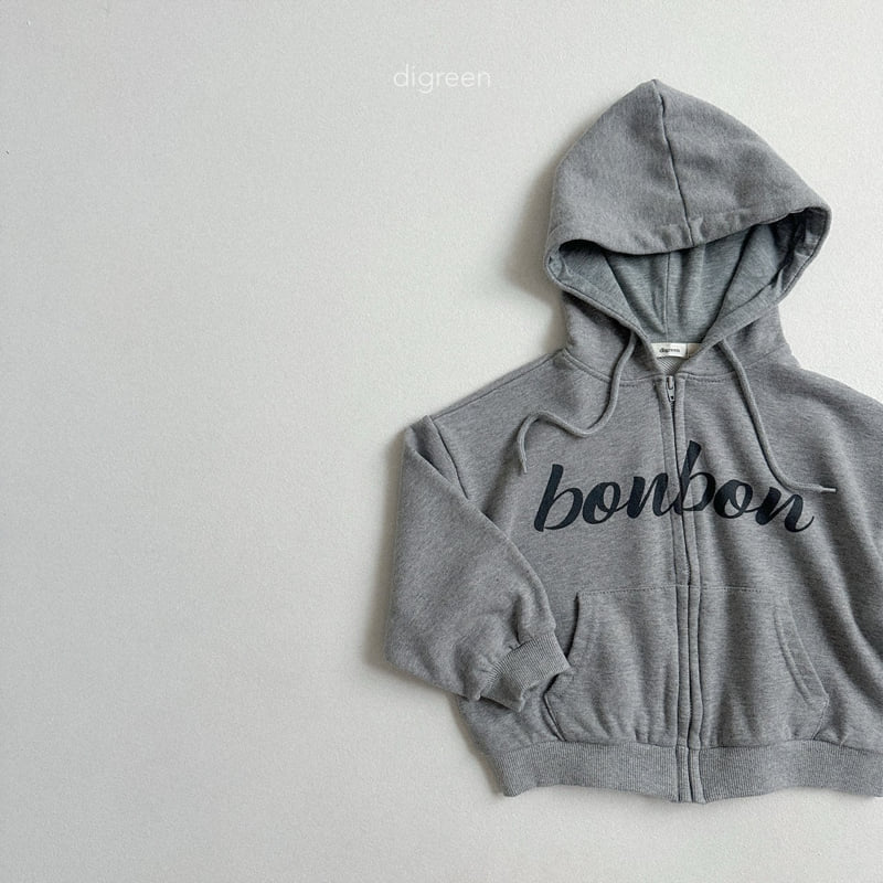 Digreen - Korean Children Fashion - #fashionkids - Bongbong Hoodie Zip-up - 5