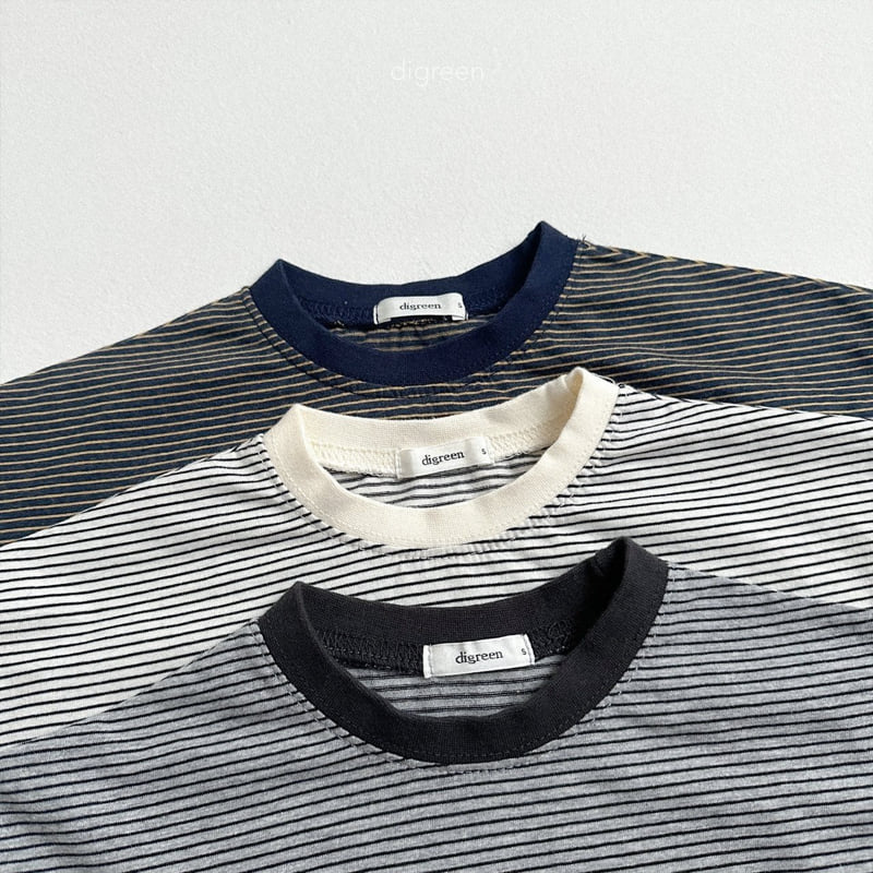 Digreen - Korean Children Fashion - #fashionkids - Color-block ST Tee - 3