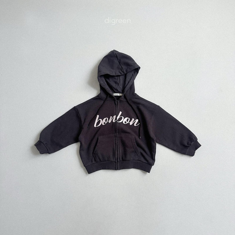 Digreen - Korean Children Fashion - #kidsshorts - Bongbong Hoodie Zip-up - 6