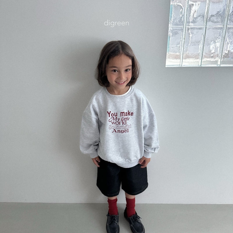Digreen - Korean Children Fashion - #kidsshorts - Angel Sweatshirt - 6