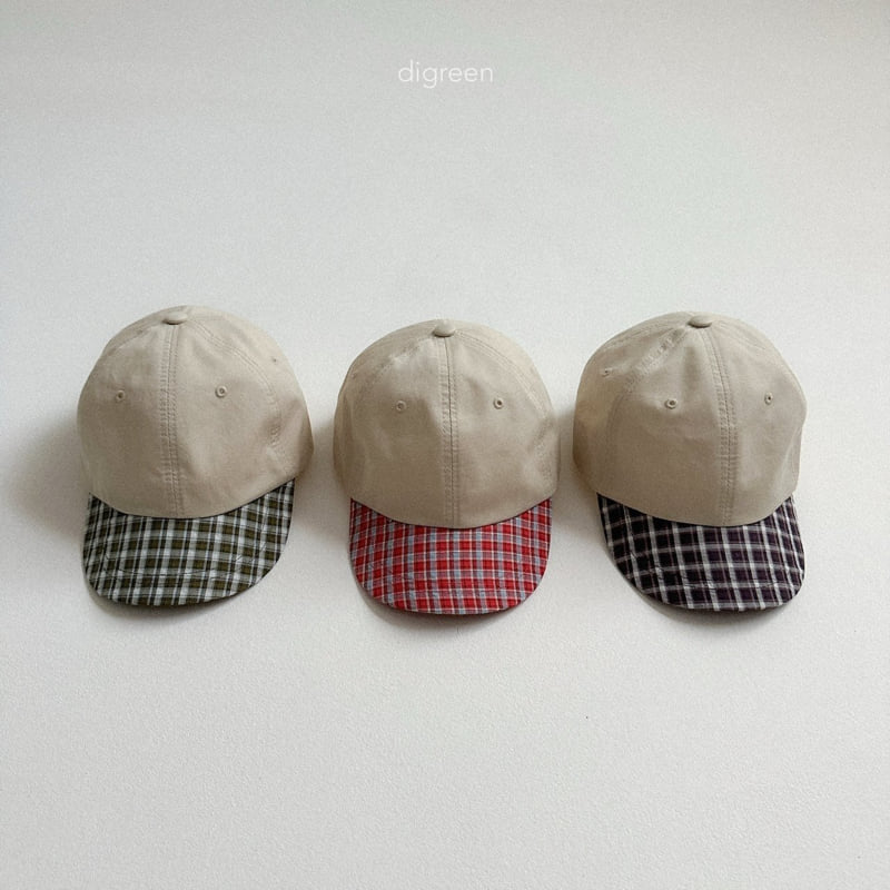 Digreen - Korean Children Fashion - #kidsshorts - Under Check Cap