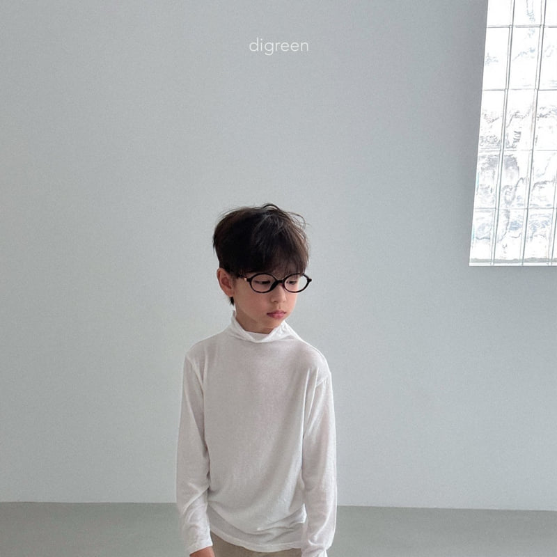 Digreen - Korean Children Fashion - #kidsstore - Glutinous Rice Turtleneck Tee - 9