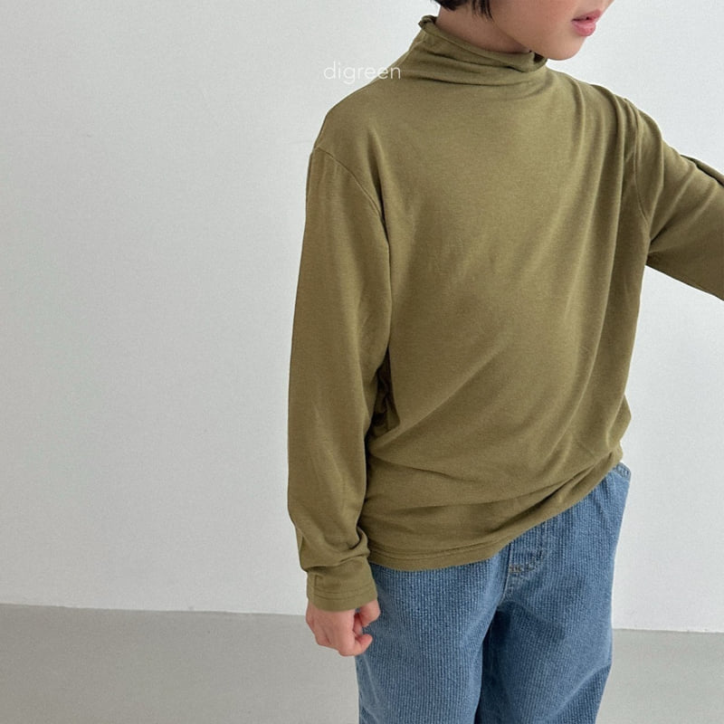 Digreen - Korean Children Fashion - #kidzfashiontrend - Glutinous Rice Turtleneck Tee - 10