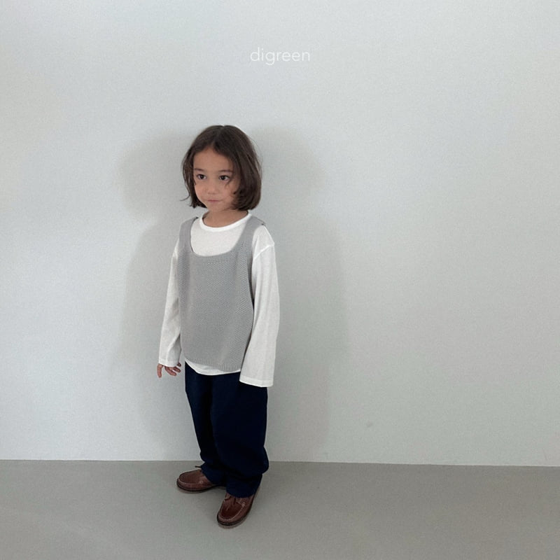 Digreen - Korean Children Fashion - #kidzfashiontrend - Button Vest - 7