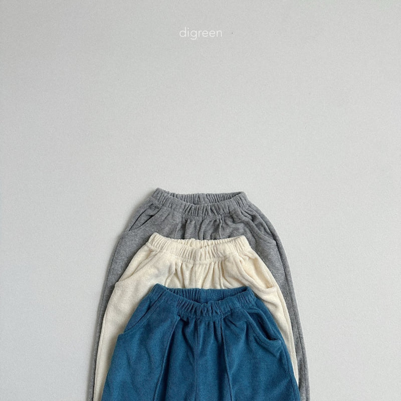 Digreen - Korean Children Fashion - #kidsstore - Terry Jogger Pants - 4