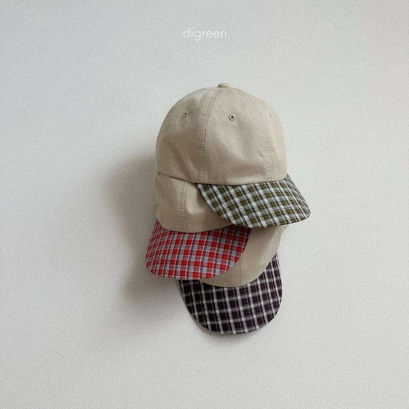 Digreen - Korean Children Fashion - #kidzfashiontrend - Under Check Cap - 3