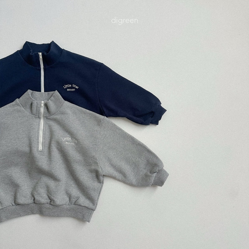 Digreen - Korean Children Fashion - #kidzfashiontrend - Little Half Zip-up - 3