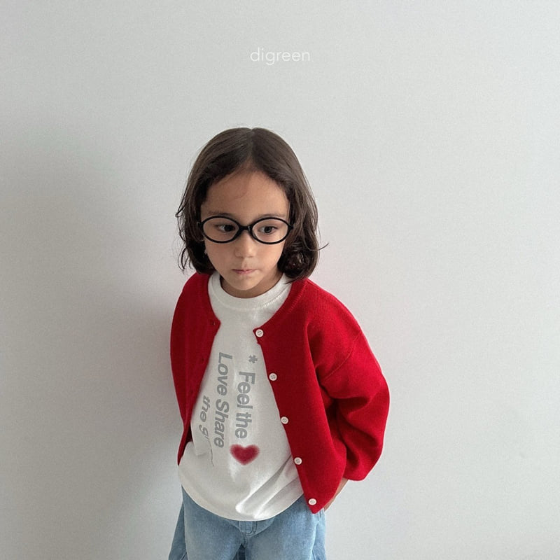 Digreen - Korean Children Fashion - #littlefashionista - Loveshare Tee - 11