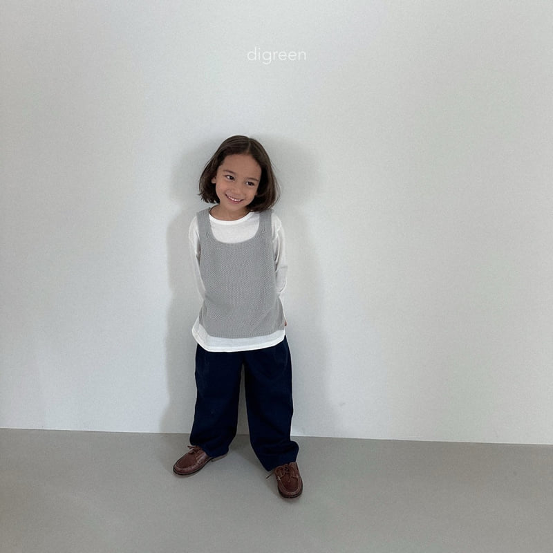 Digreen - Korean Children Fashion - #littlefashionista - Button Vest - 9