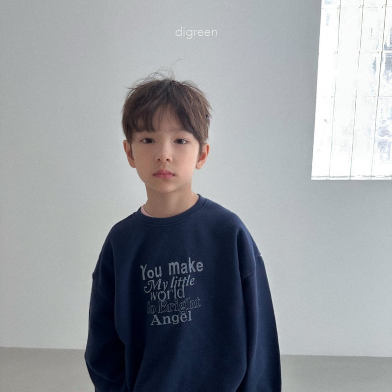 Digreen - Korean Children Fashion - #littlefashionista - Angel Sweatshirt - 10