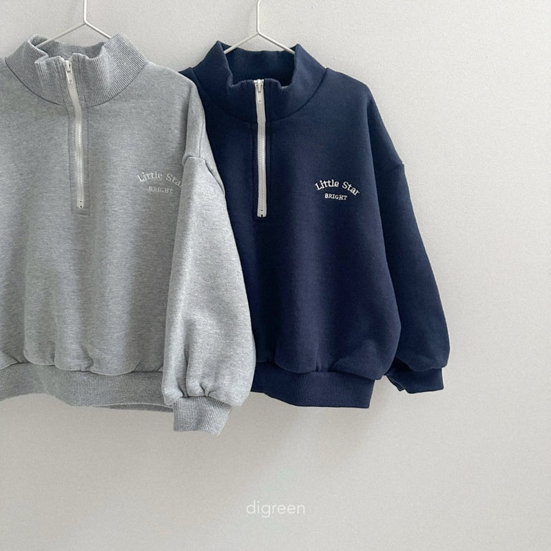 Digreen - Korean Children Fashion - #littlefashionista - Little Half Zip-up - 5