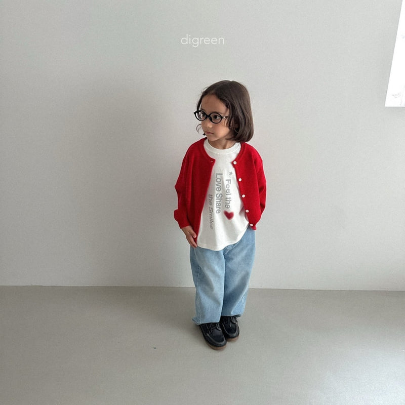 Digreen - Korean Children Fashion - #magicofchildhood - Loveshare Tee - 12