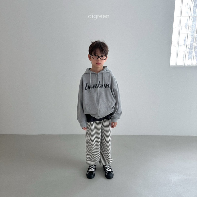 Digreen - Korean Children Fashion - #magicofchildhood - Stripe Jogger Pants - 7