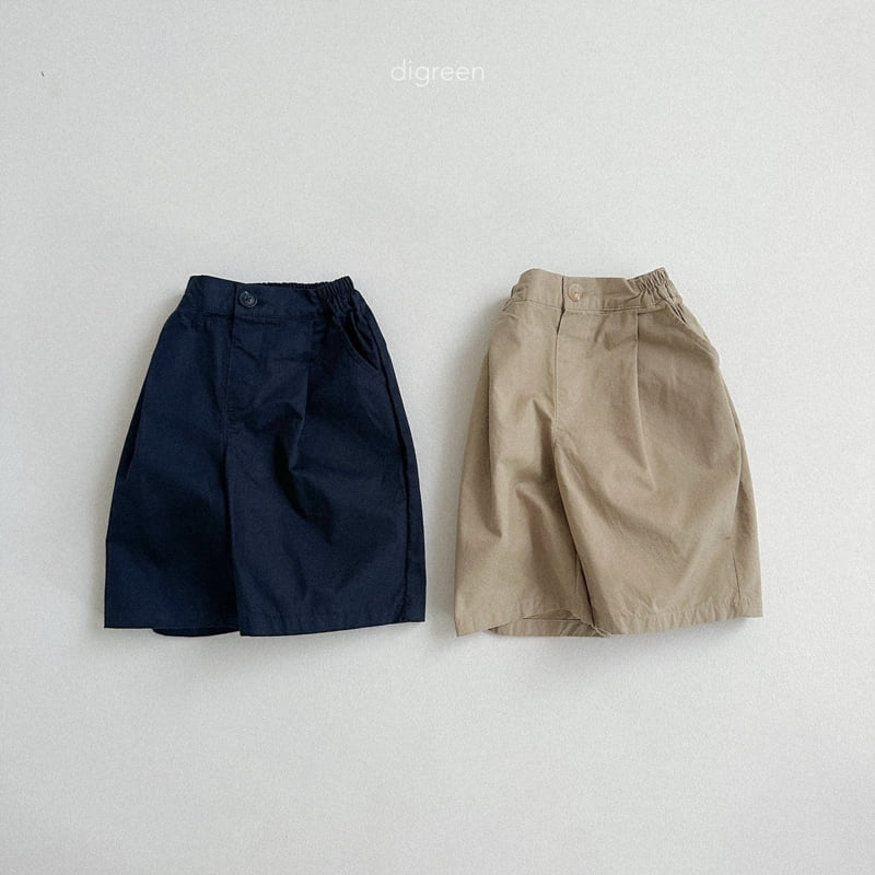 Digreen - Korean Children Fashion - #minifashionista - Cotton Pintuck Bermuda Pants - 3