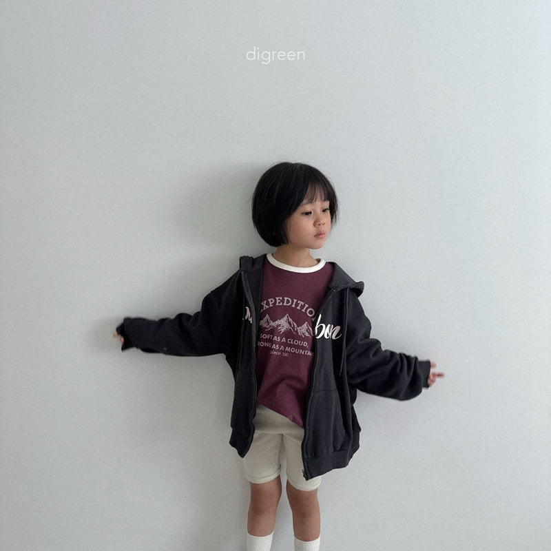 Digreen - Korean Children Fashion - #minifashionista - Bongbong Hoodie Zip-up - 12