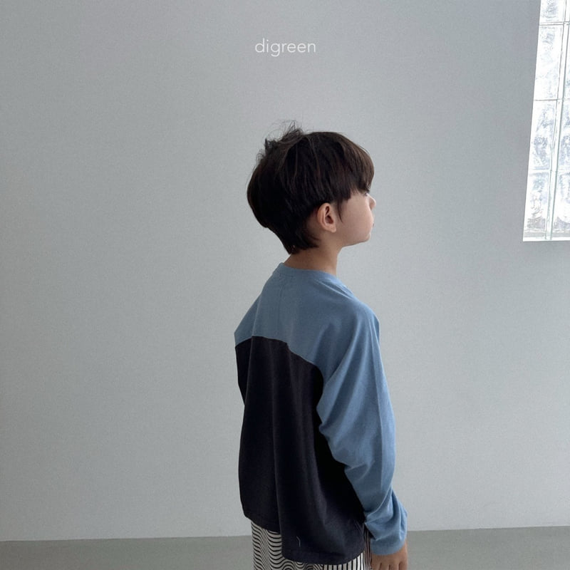 Digreen - Korean Children Fashion - #minifashionista - Slit Raglan Tee - 8