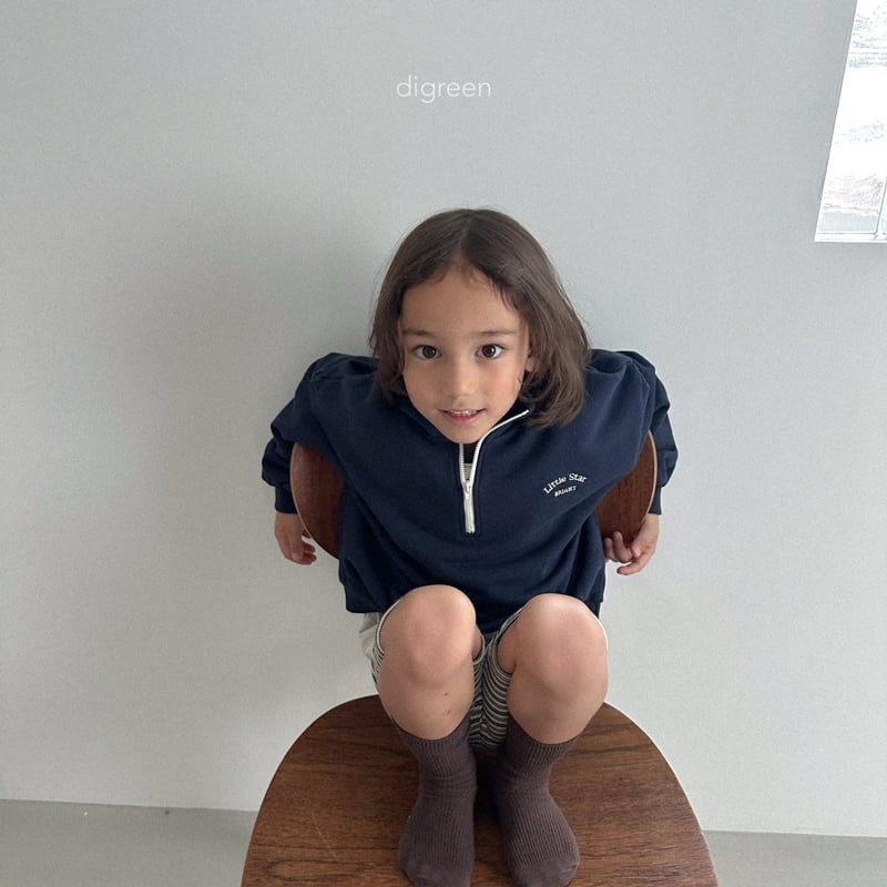 Digreen - Korean Children Fashion - #minifashionista - Little Half Zip-up - 7