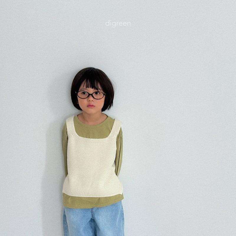 Digreen - Korean Children Fashion - #prettylittlegirls - Button Vest - 12