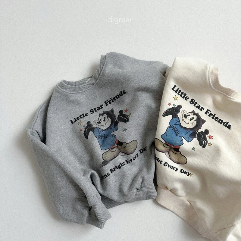 Digreen - Korean Children Fashion - #prettylittlegirls - Nyangstar Sweatshirt