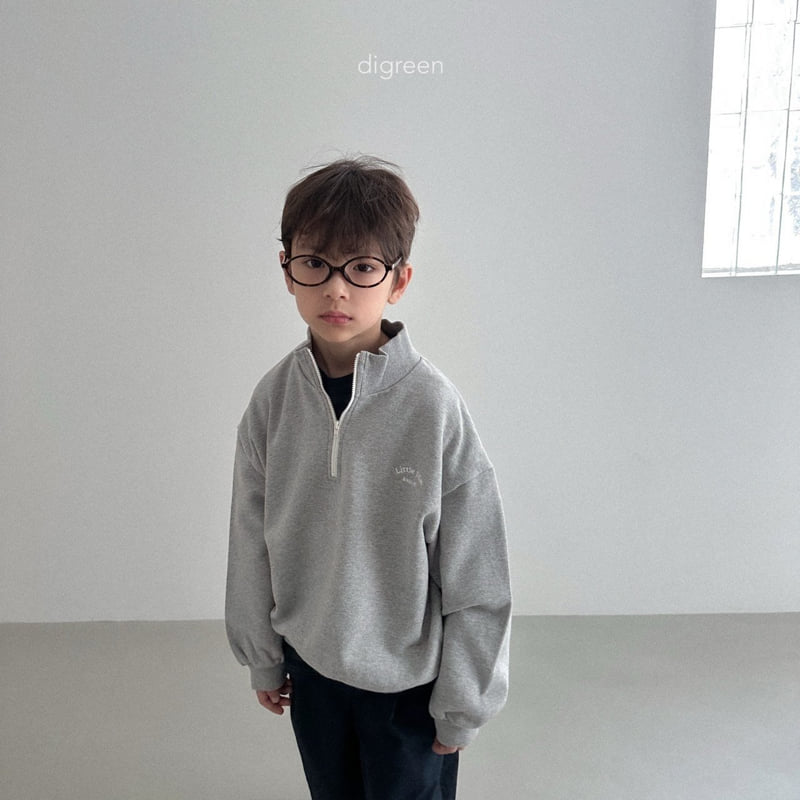 Digreen - Korean Children Fashion - #prettylittlegirls - Little Half Zip-up - 8