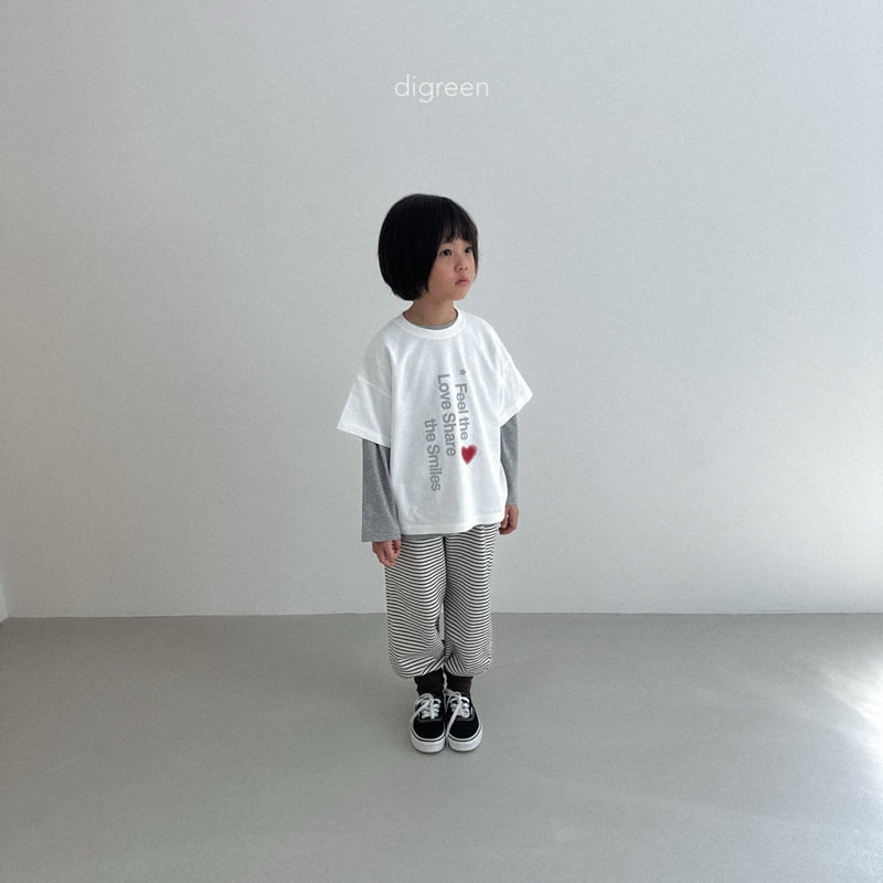 Digreen - Korean Children Fashion - #stylishchildhood - Stripe Jogger Pants - 12