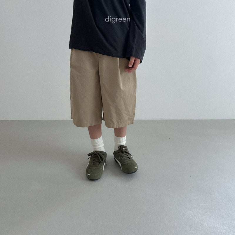 Digreen - Korean Children Fashion - #todddlerfashion - Cotton Pintuck Bermuda Pants - 5