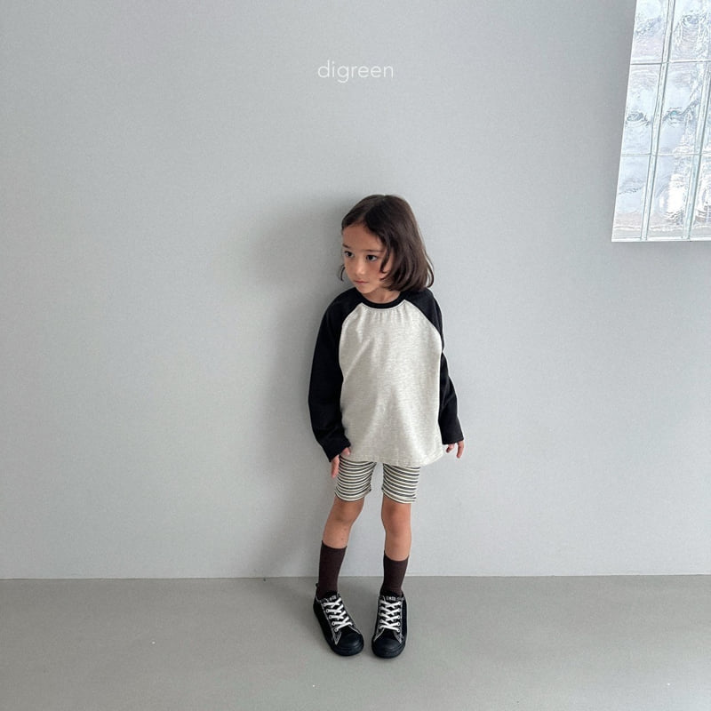 Digreen - Korean Children Fashion - #todddlerfashion - Slit Raglan Tee - 10