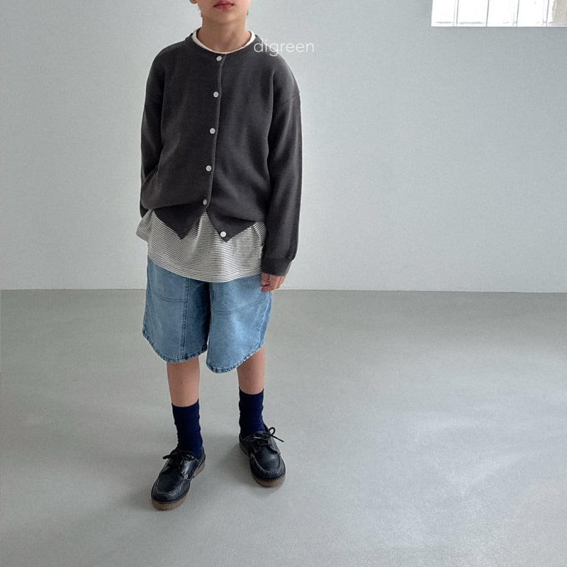 Digreen - Korean Children Fashion - #todddlerfashion - Cobalt Set - 6