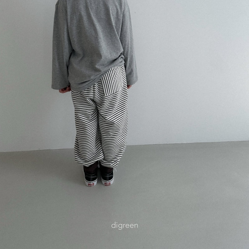 Digreen - Korean Children Fashion - #todddlerfashion - Stripe Jogger Pants - 10