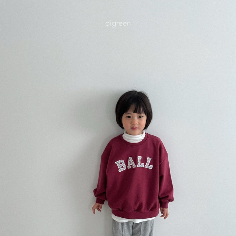Digreen - Korean Children Fashion - #toddlerclothing - Ball Sweatshirt - 12