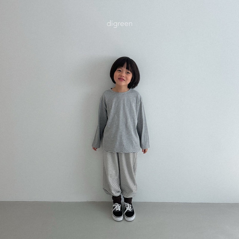 Digreen - Korean Children Fashion - #toddlerclothing - Stripe Jogger Pants - 11