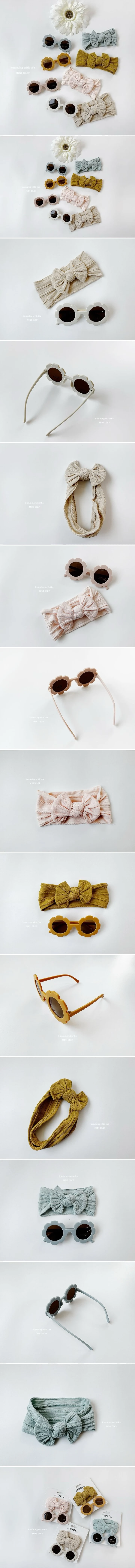 Dominico - Korean Baby Fashion - #babyoutfit - Dana Sunglass Set (BABY)