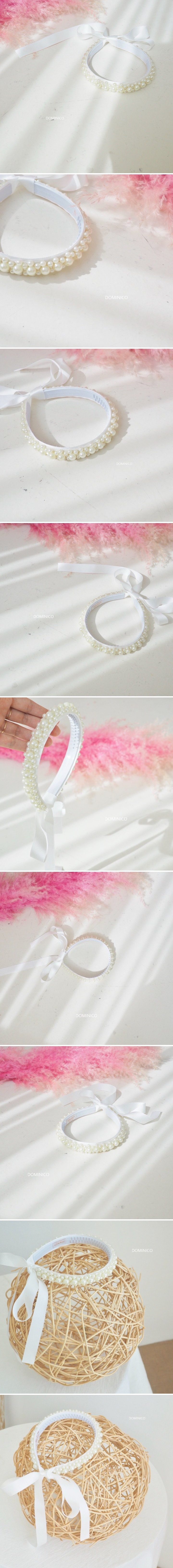 Dominico - Korean Children Fashion - #designkidswear - Basic Pearl Hairband