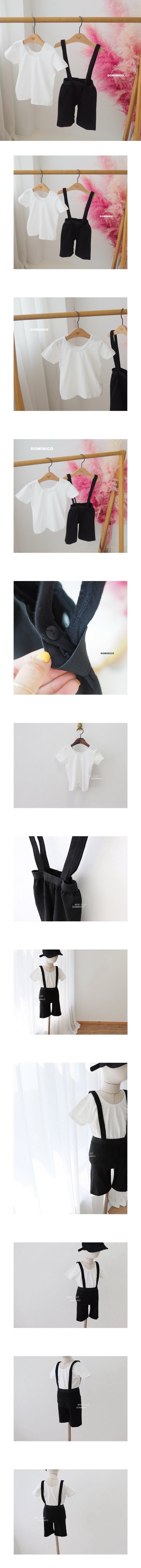 Dominico - Korean Children Fashion - #magicofchildhood - Boys' Half Pants Ballet Set - 2