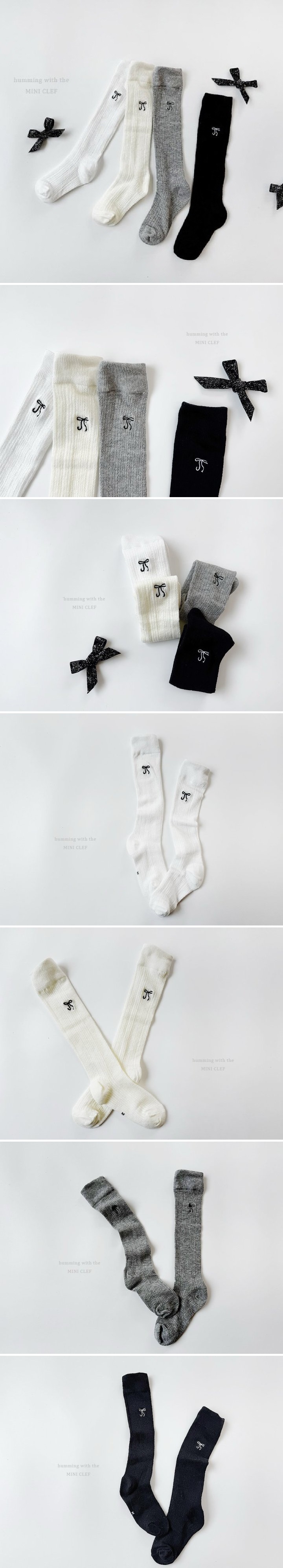 Dominico - Korean Children Fashion - #todddlerfashion - Basic Ribbon Socks