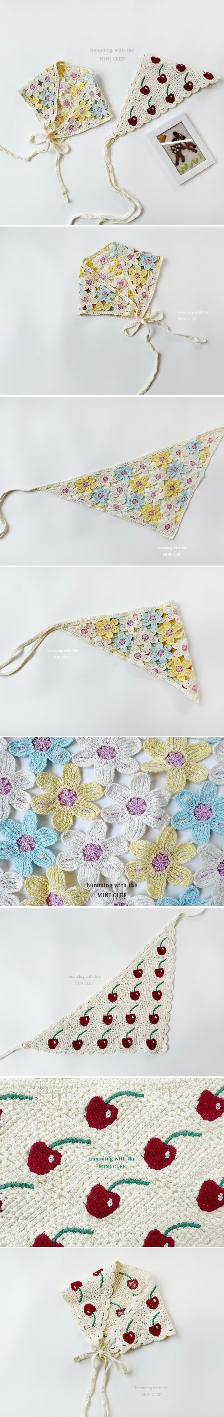 Dominico - Korean Children Fashion - #toddlerclothing - Crochet Head Scarf (KIDS)
