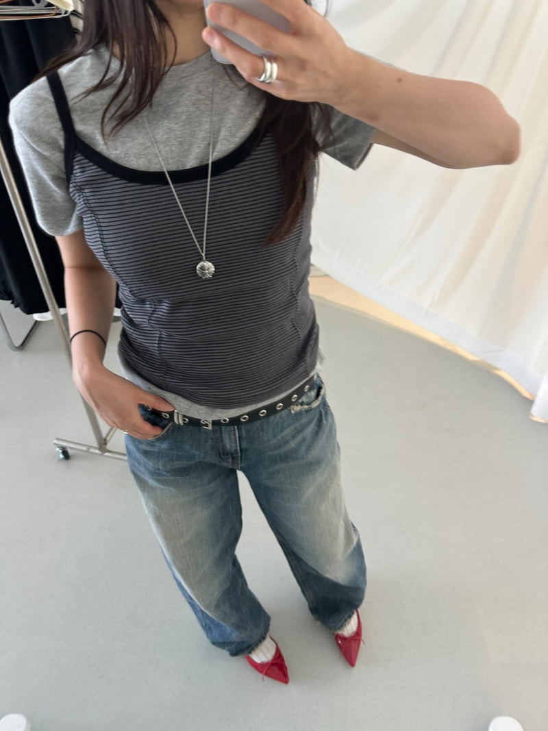 Dress U - Korean Women Fashion - #womensfashion - Dane Cushion Tee - 4
