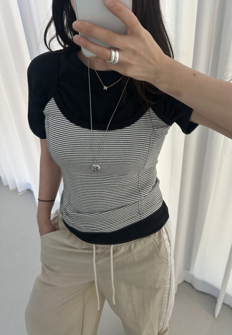 Dress U - Korean Women Fashion - #momslook - Stripe Sleeveless - 11