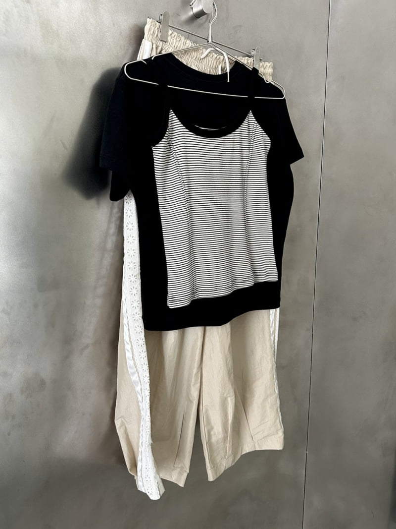 Dress U - Korean Women Fashion - #momslook - Stripe Sleeveless - 9