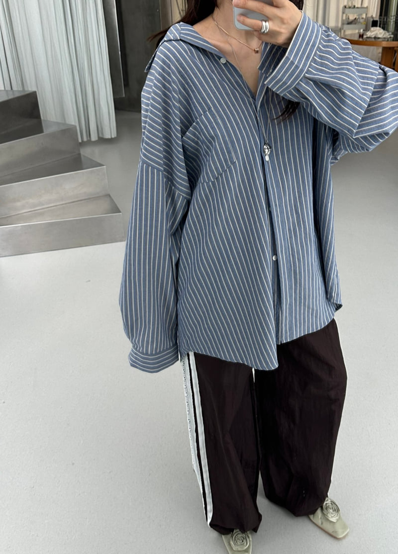 Dress U - Korean Women Fashion - #momslook - ST Oversized Shirt - 7