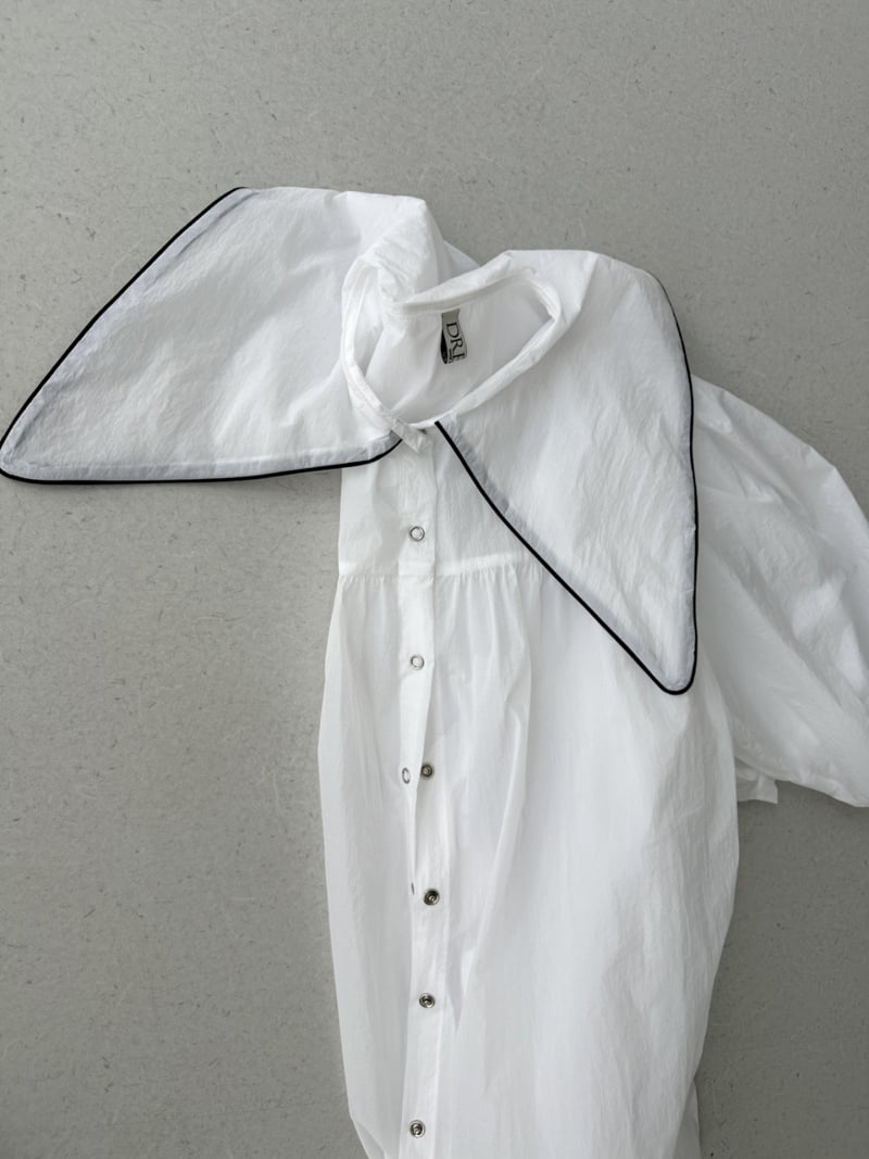 Dress U - Korean Women Fashion - #womensfashion - Lady Big Collar Blouse - 6